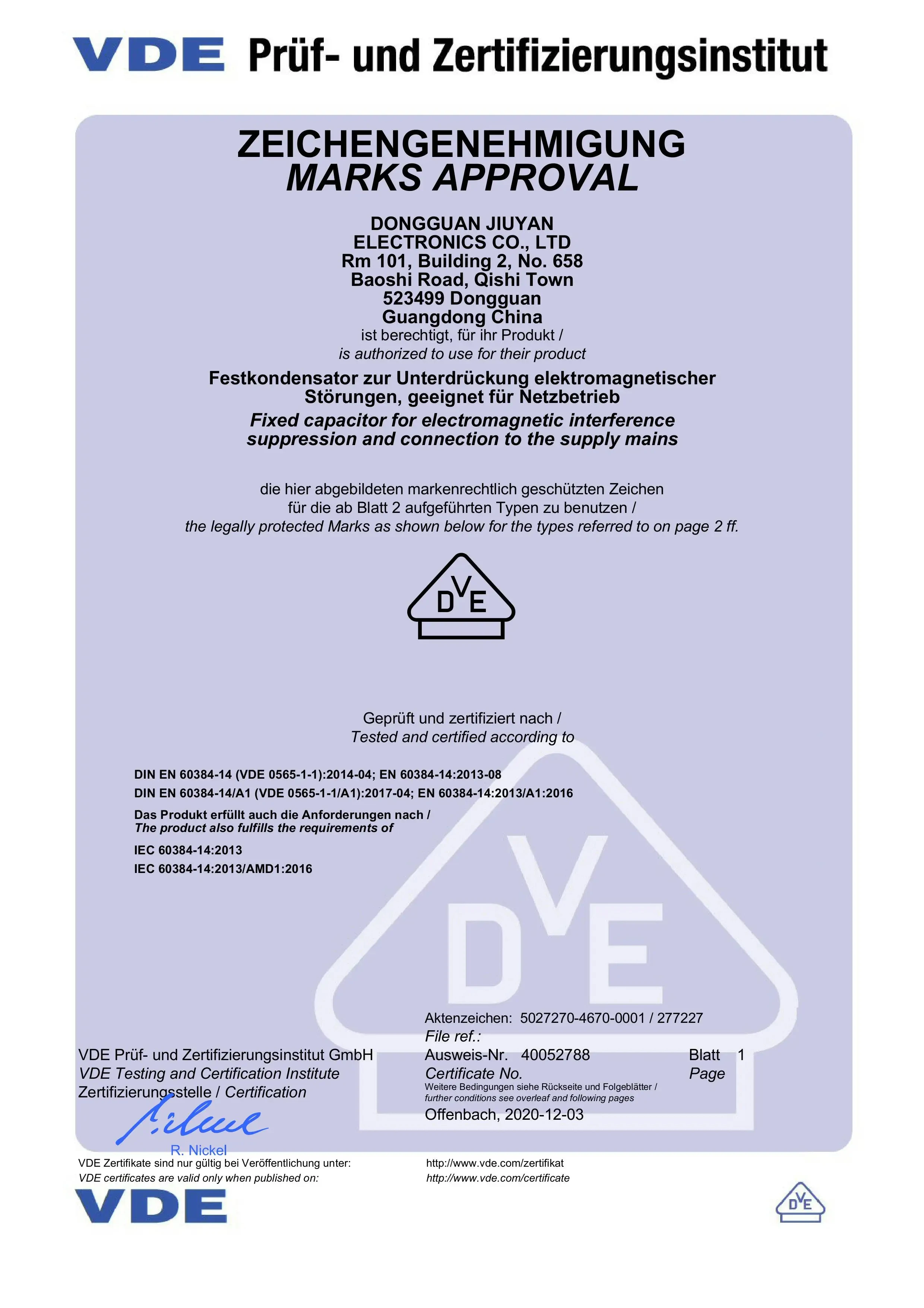 3,3uF 275VAC Polypropylen-Filmkondensator, Sicherheitsklasse X2, für Smart-Touch-Vorhang-/Lüfterschalter, Neutralleiter – Detail 5