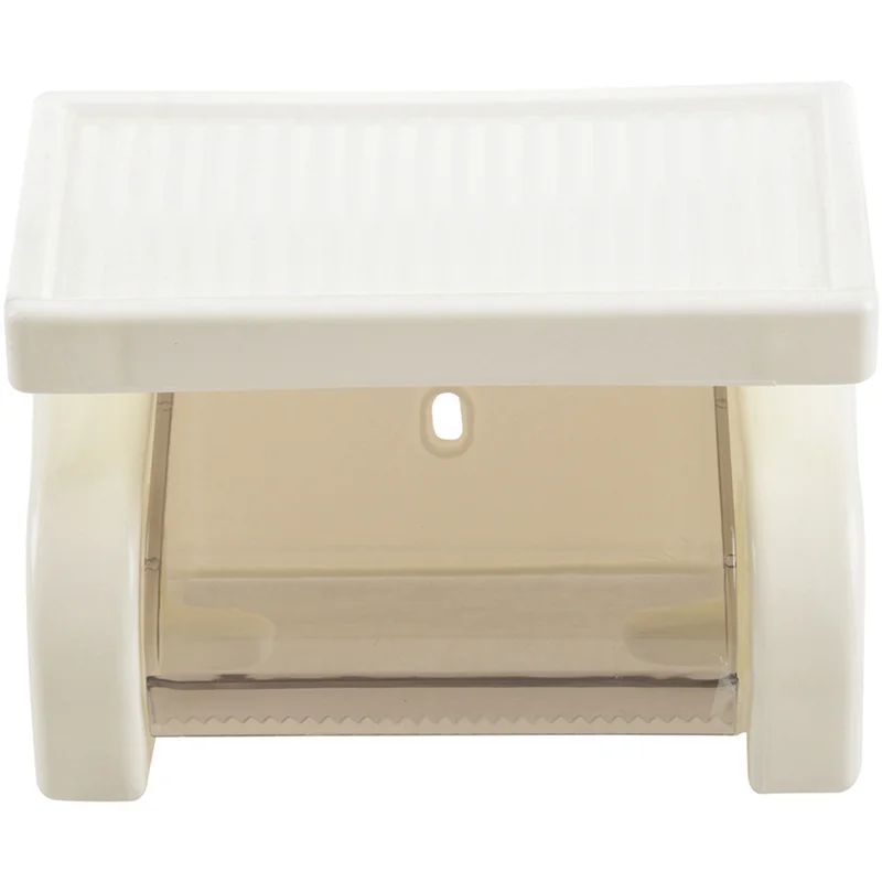 

3X водонепроницаемый держатель для туалетной бумаги, подставка для рулонов салфеток, коробка с полкой для ванной комнаты-AT36