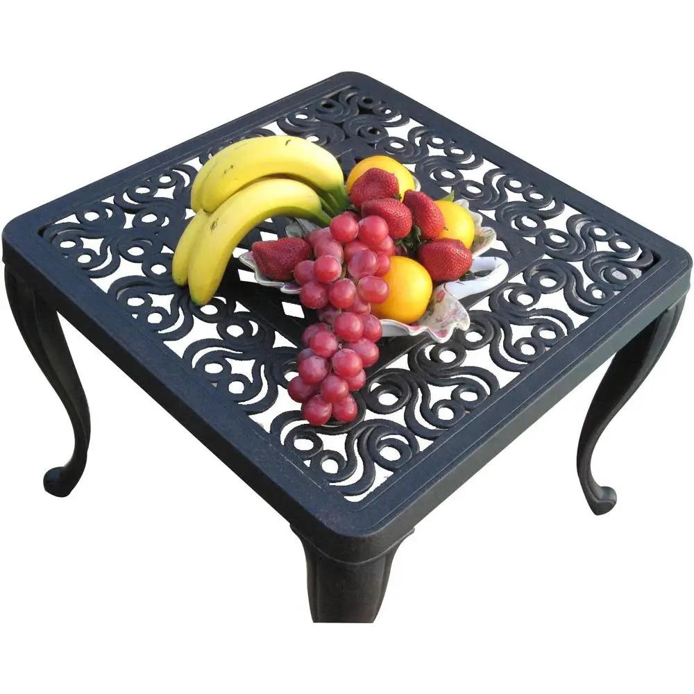 

Кофейный столик 24 Square Perris для улицы, из литого алюминия, коричневый