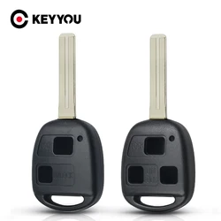 KEYYOU 2/3 Buttons Remote Key Shell For Lexus SC430 GX470 RX350 RX400h ES330 GS300 GS430 LS430 For Toyota Replacement Key Case