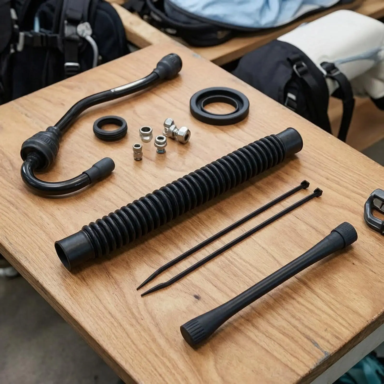 bcd-inflator-hose-connector-scuba-diving-low-pressure-tube-with-elbow-locking-ring-for-buoyancy-compensator-reliable-diving-kit