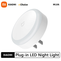 Xiaomi Mijia Smart Plug-in LED Night Light Sensor Touch Mode Night Light Sensitive Light Sensor Corridor Bedroom Touch Control