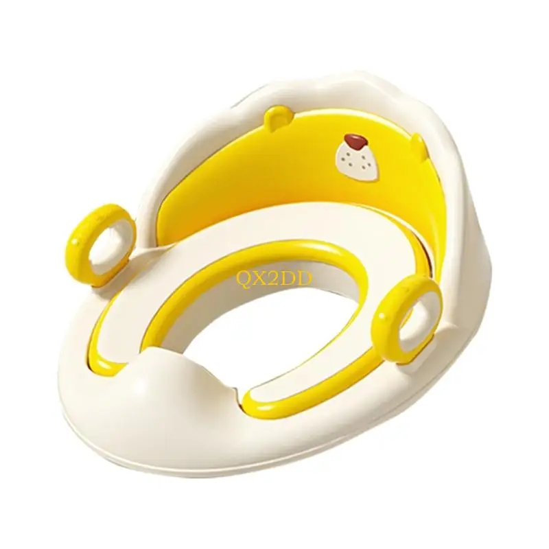 QX2D Stable Anti Slip Toddler Potty Portable Design Secure Fit Stress Training Travel Friendly Kids Toilet Pad