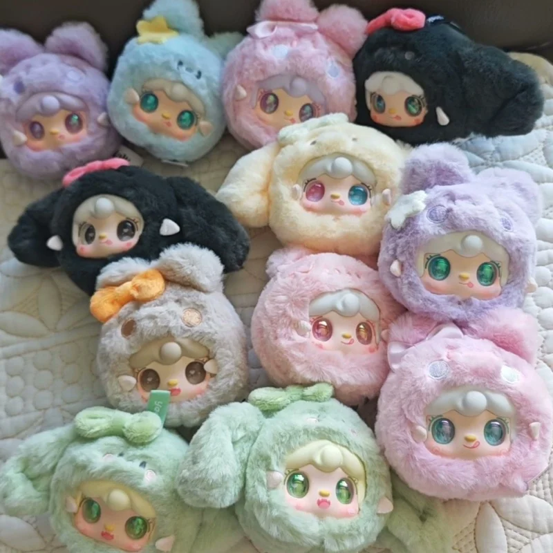 

Yooki Cutely Rabbit/Bear Series слепая коробка виниловое лицо милый кролик фигурка модные украшения для лица для девочек подарок на день рождения игрушки