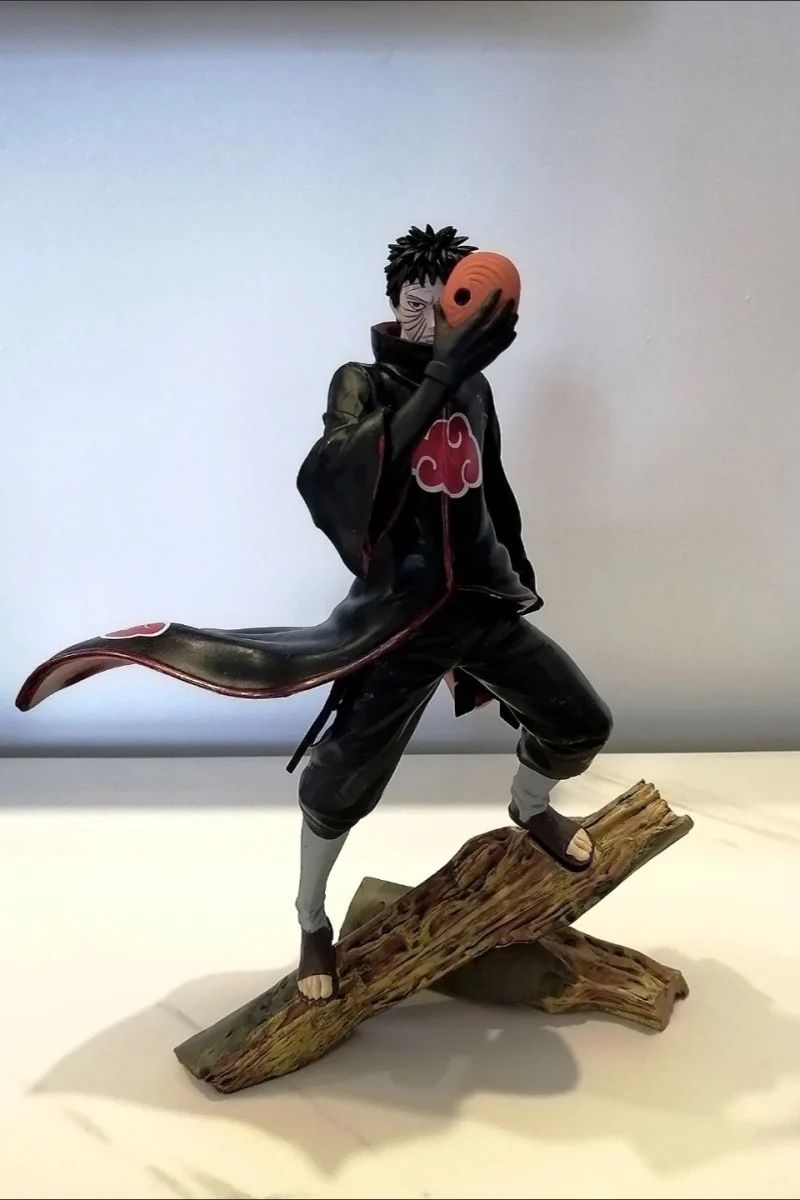 26cm neue Naruto Anime Figur Obito Uchiha Tobi Modell Spielzeug kopf veränderbare GK Statue PVC Action Figur Sammlung dekorative Dol