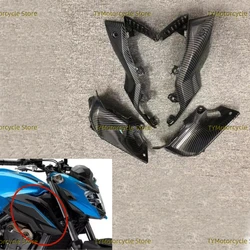 Carbon fiber coating Trim Frame Cover Front Side Tank Air Vent Upper Fairing Fit for Honda CB500F CB 500F 2016 2017 2018