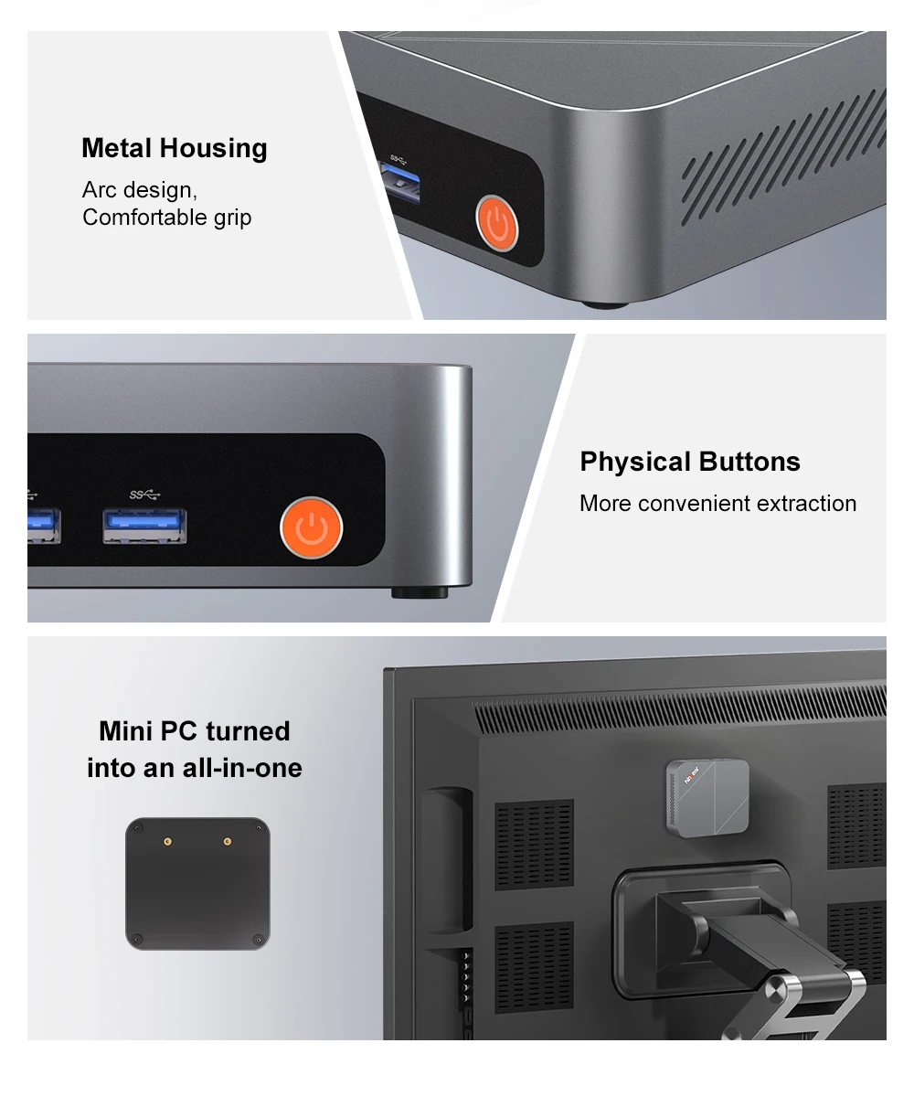 Ninkear M7 Mini PC (Intel Core i7-1185G7, 16GB RAM, 512GB SSD) — Supports triple-display output, 4K, Wi-Fi 6, Bluetooth 5.2, dual HDMI, and Type-C ports; pre-installed with Windows 11 Pro (Business Desktop PC)