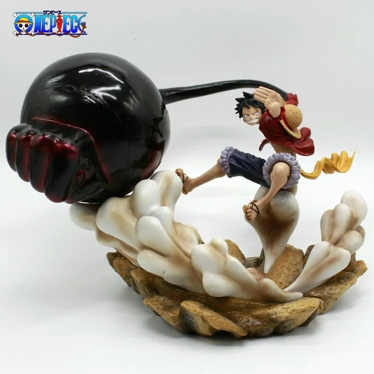 

17cm One Piece Monkey D Luffy Gear 3 Gk Action Figure Pvc Anime Collection Decoration Model Toys Statue Figures Surprise Gift