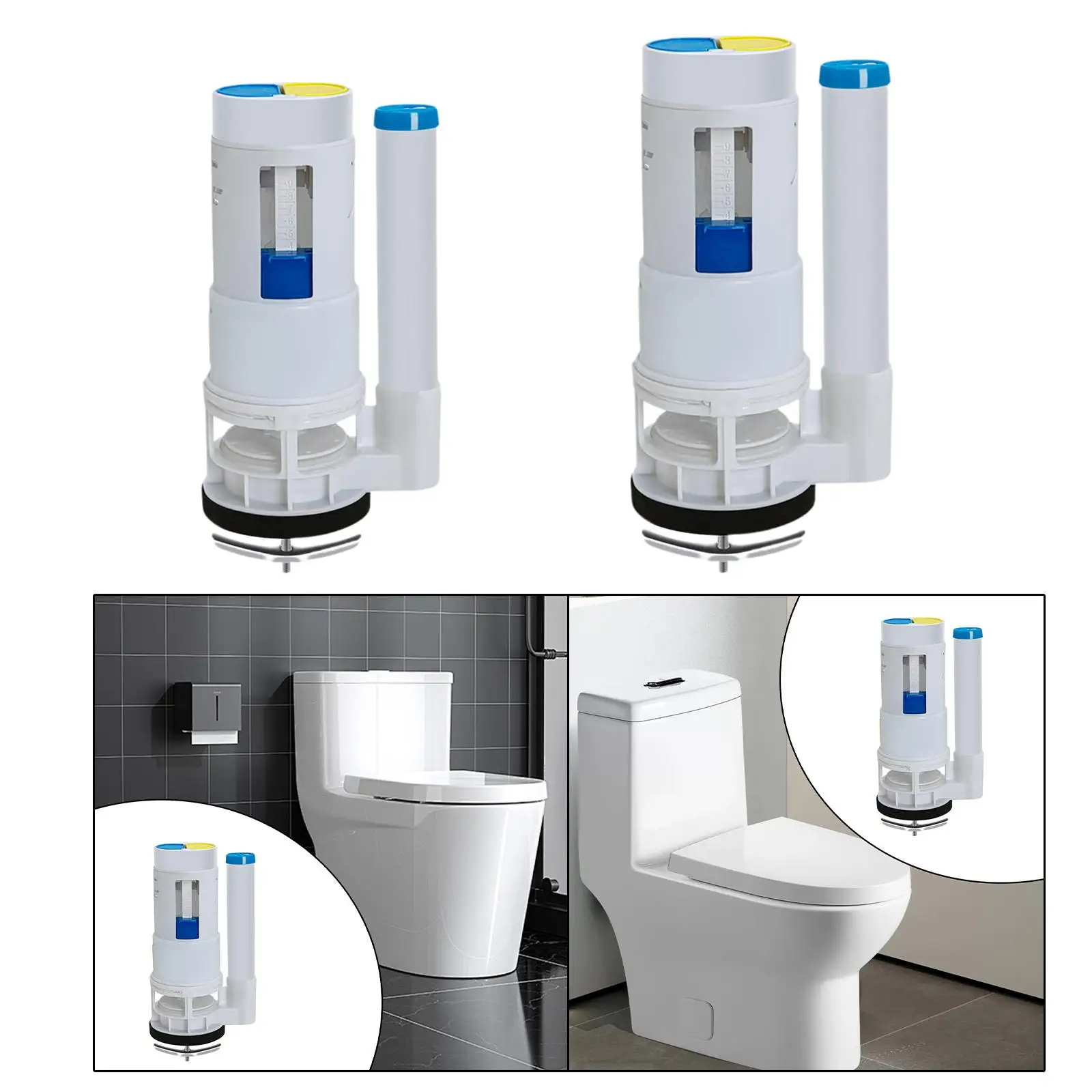Toilet Flush Valves Universal Replacement Part Cistern Fittings High Performance Toilet Intake Valve Toilet Filling Valve