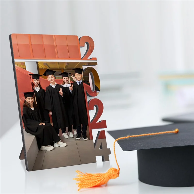 A23I-Sublimation Photo Frame, MDF Sublimation Blank, 2024 Graduation Picture Frame For DIY Photo Sign Wall Frame Poster