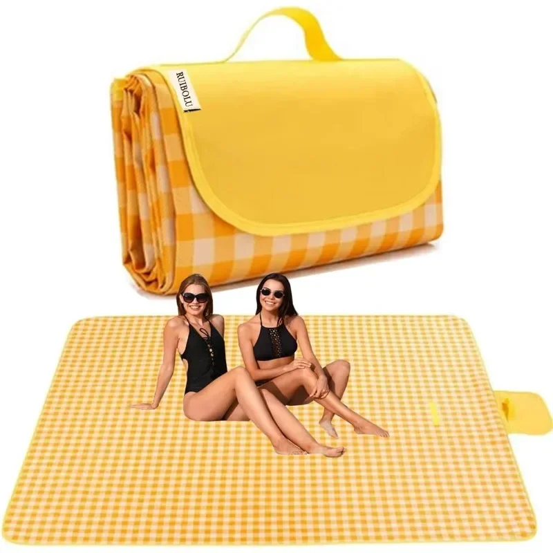 

Portable Camping Mat Picnic Blanket Outdoor Camping Accessories Thickened Waterproof and Moisture-proof Hiking Travel Grass Mat