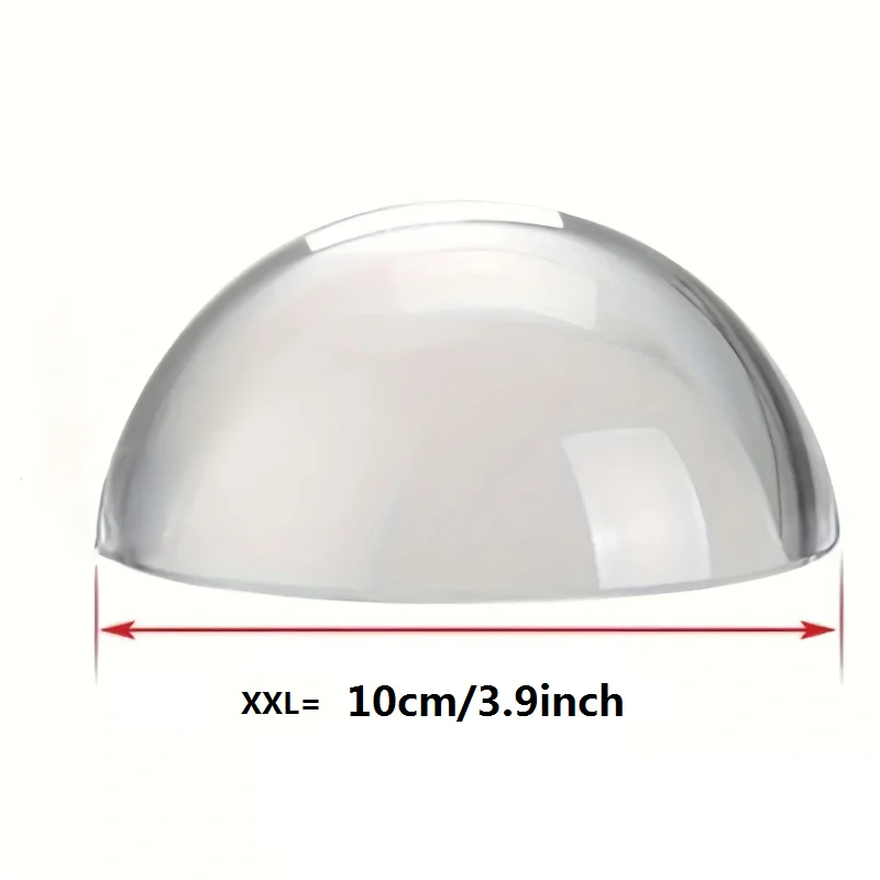 1pc Half Ball 40mm/60mm/100mm Paperweight Crystal Glass Paperweight Magnify Glass Paperweight Quartz Crystals Wedding Decor ﻿