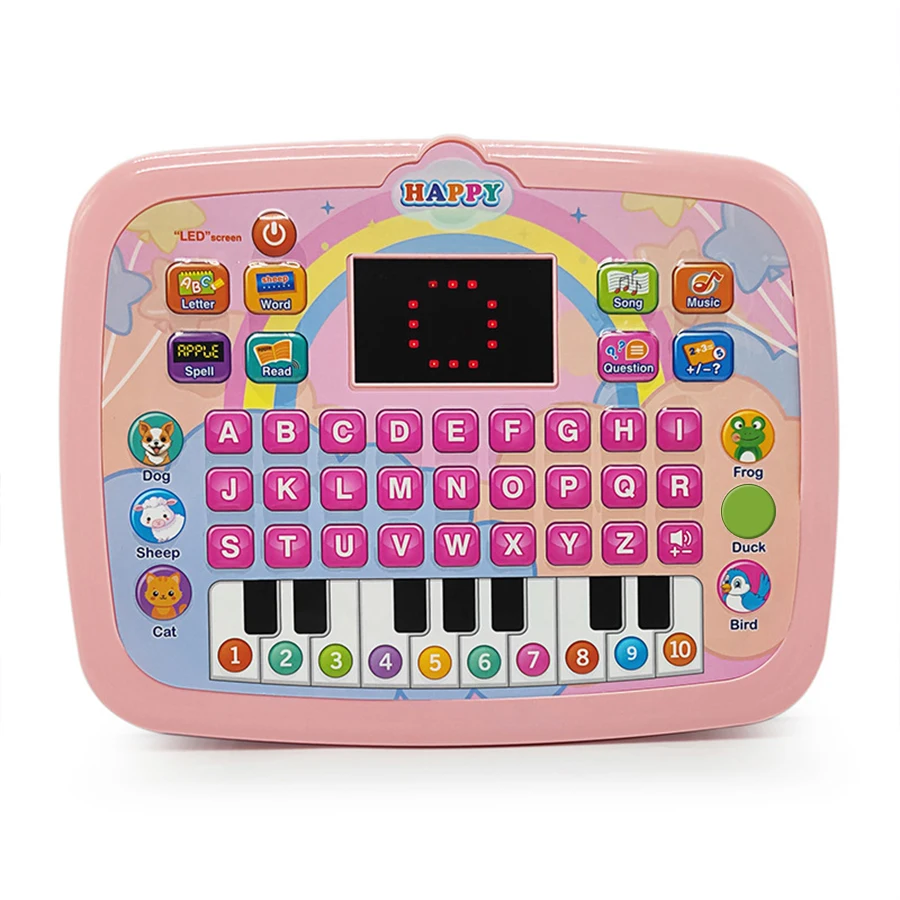 Children's Early Learning Machine Intelligent English Educational Mini Laptop Machine for Kids Tablet Music Toys Birthday Gift