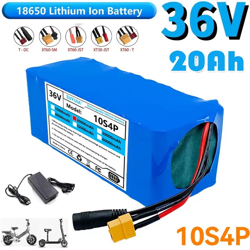 

10S4P Scooter Électrique 20000mAh 36v Batterie Au Lithium 18650 Batterie Scooter Électrique Batterie De Scooter Électrique 36v