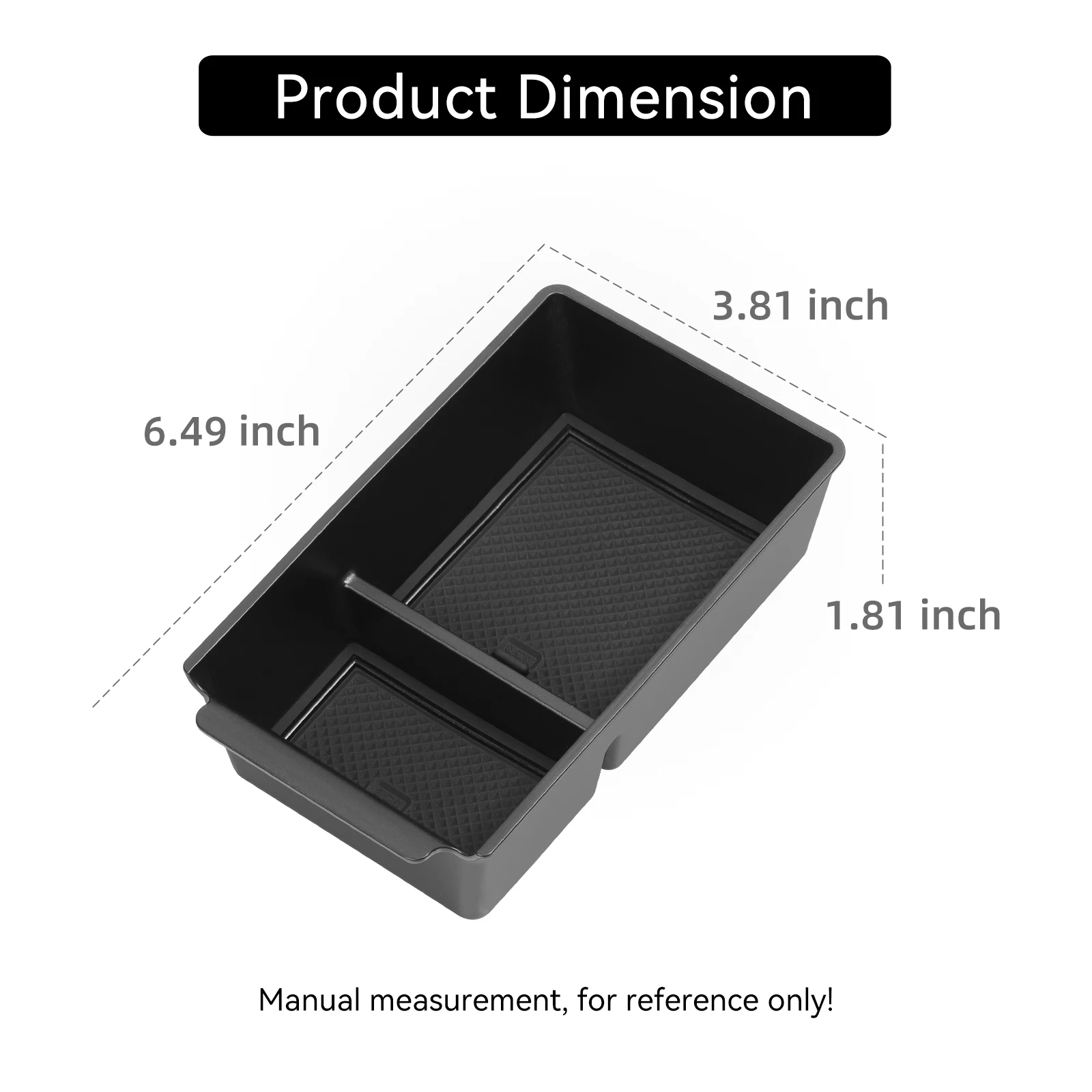 لنيسان ركلات 2025 (النسخة الأمريكية الشمالية) صندوق تخزين السيارة الملحقات الداخلية وحدة التحكم المركزية مسند الذراع تخزين ترتيب صينية #3