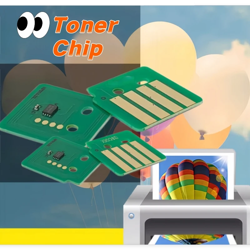 

Комплект из 2 наборов (8 шт.) чипов для фотобарабана Fuji Xerox WorkCentre 7120 7125 7220 7225, чипы для картриджей и блоков формирования изображения 013R00657 013R00660