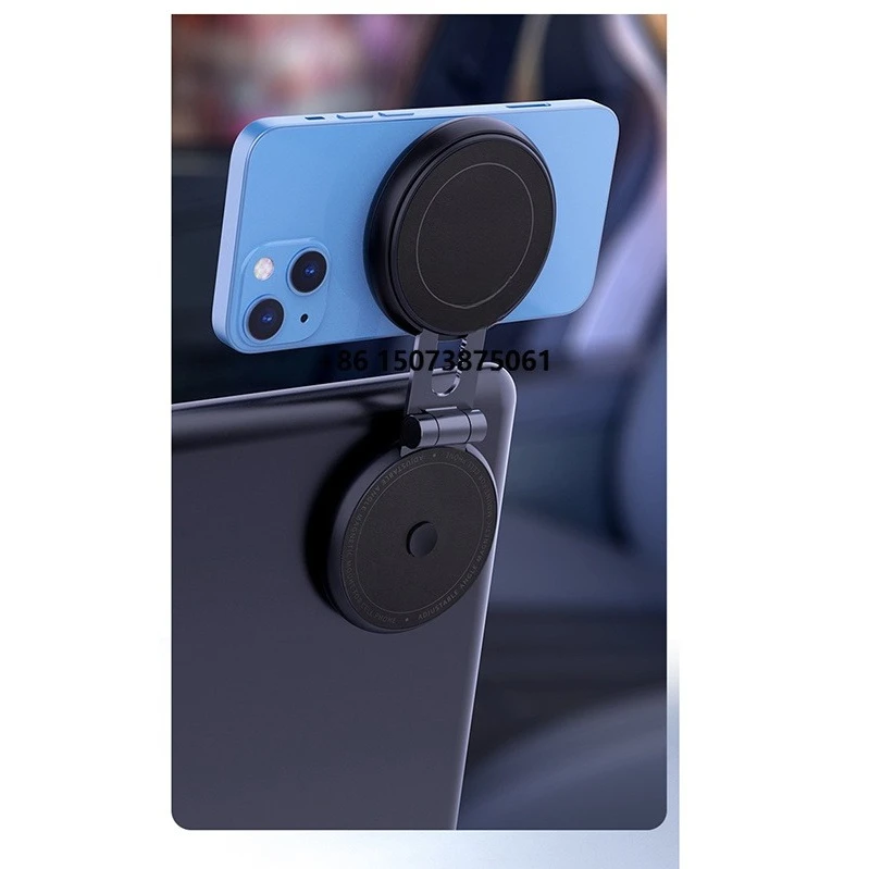 Universal Magnetic Car Phone Holder New Folding Strong Magnet Mount Support Metal Stand for Smartphone