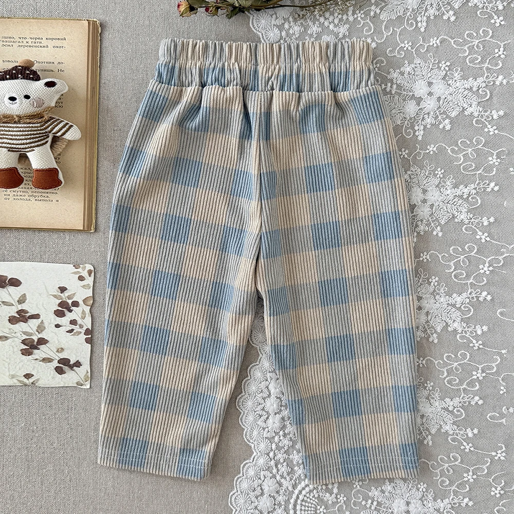 MILANCEL Babyhosen 6M-3T Baby Jungenhosen Niedliche Schleifen-Punkte Kleinkind Freizeithosen Herbst Cordhosen für Babymädchen – Detail 13