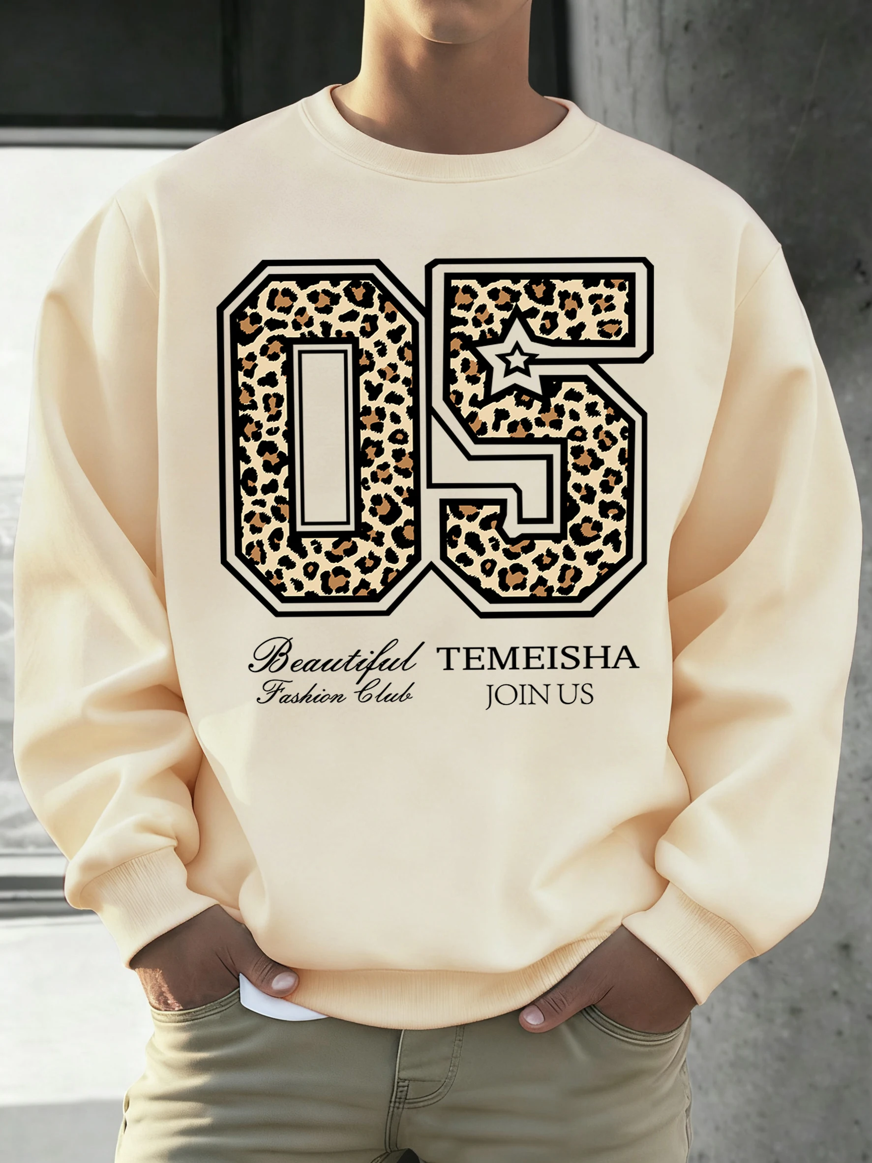 

Креативный номер 05, базовая теплая толстовка с принтом, мужская модная удобная уличная одежда, уличные винтажные толстовки, спортивная повседневная одежда