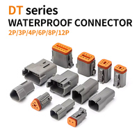 Deutsch DT Waterproof Wire Automotive Connector Kit DT06-2S DT04-2P DT06-3S DT04-3P Sealed Plug