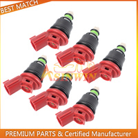 6pcs 740cc Side Feed Fuel Injector 16600-RR544 Fits For Nissan Replace Nismo Silvia skyline SR20 S13 S14 S15