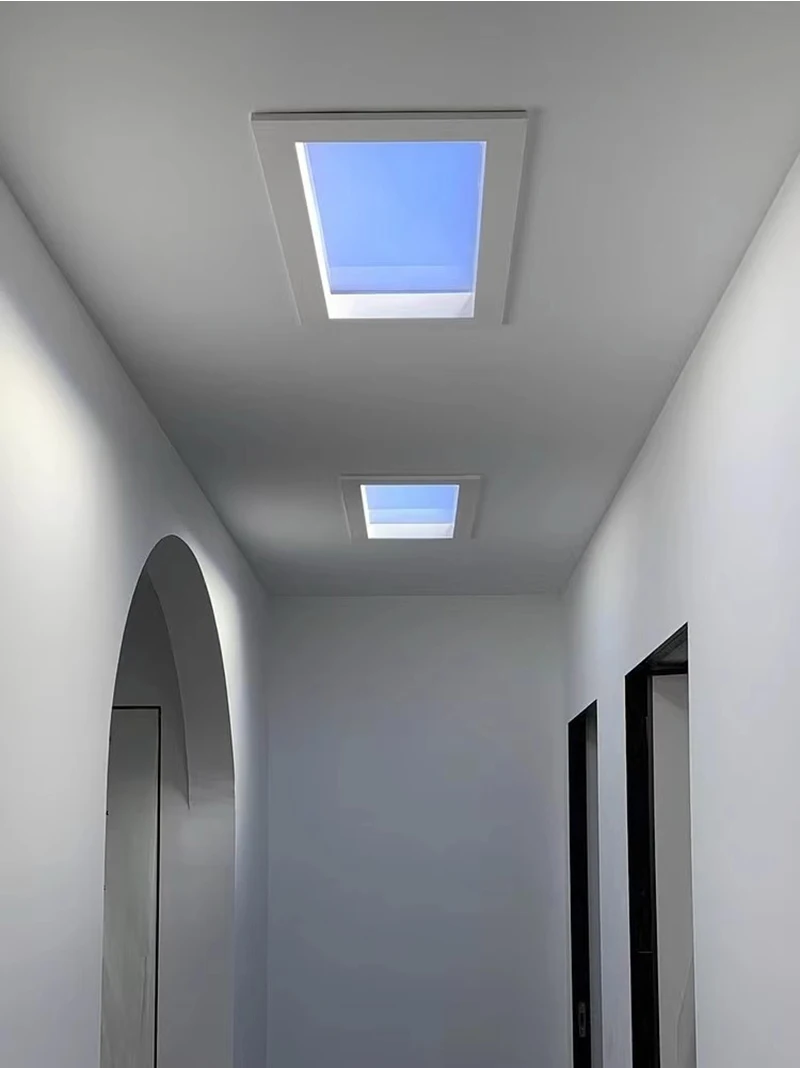 Oberlicht Smart Control Decken leuchte eingebettet LED Decken leuchten für Büro dimmbare Küchen insel Beleuchtung Badezimmer Himmel Licht – Detail 16