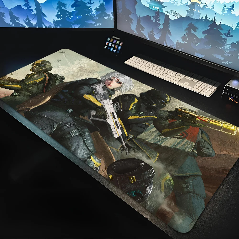 Game H-Helldivers Mousepad Large Gaming Mouse Pad LockEdge Thickened Computer Keyboard Table Desk Mat