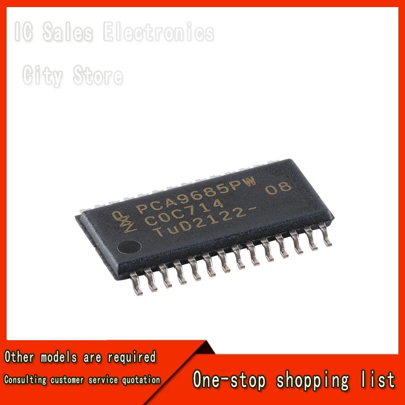 Original authentic PCA9685PW,118 TSOP-28 I2C 5V voltage source LED controller chip