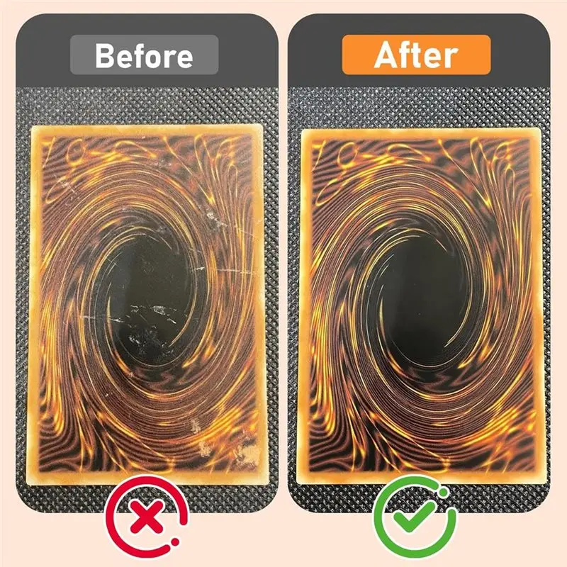 

A92Z 162 Pcs Trading Card Cleaning Kit Card Flattening Kit, Card Repair Tool Kit Card Collector Must-Have Supplies