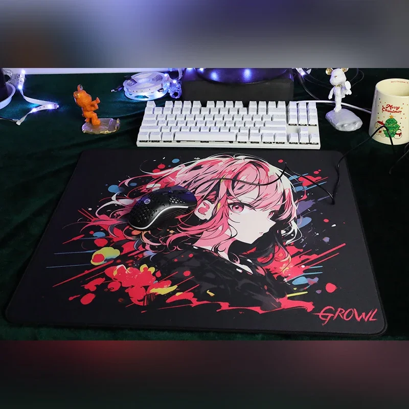 Growl Esports Gaming Mouse Pad Enlarged and Thickened Mouse Pad Desk Mat FPS Anti Slip Office Gamer PC Accessories