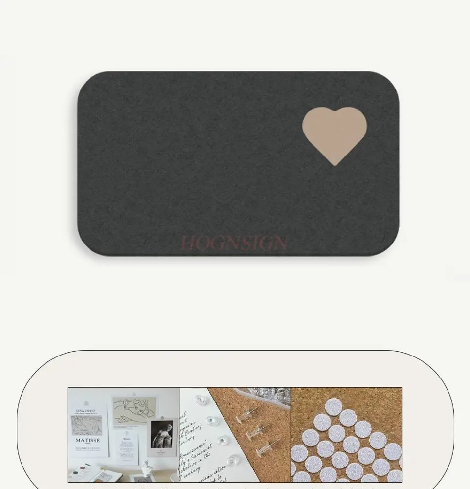 

1 шт. минималистичная фетровая доска, фоновая доска для фотостены, неперфорированная самоклеящаяся поверхность стены, пробковая доска, доска для зрения
