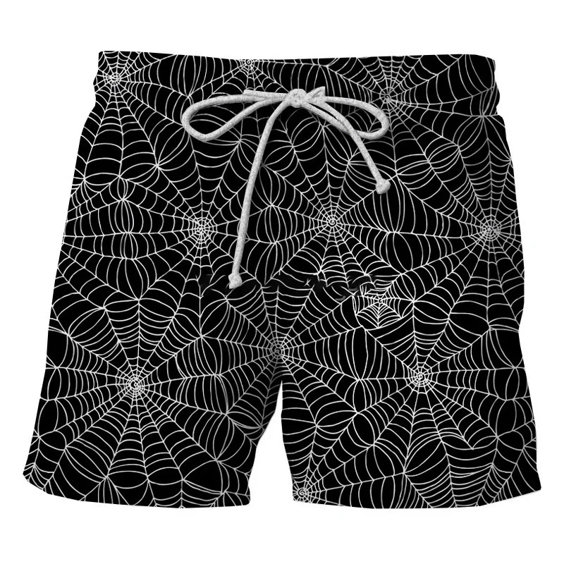 

Fashion Men's Beach Shorts Personalized 3D Leopard Print Swim Trunks Summer Loose Casual Pants Boy Girl Street Gym Board Shorts