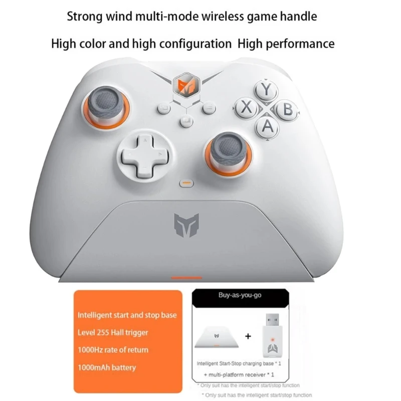 

BIGBIG Won Gale Wireless Gaming Controllers for Switch Gamepad with Effect Trigger Function Somatosensory 896C