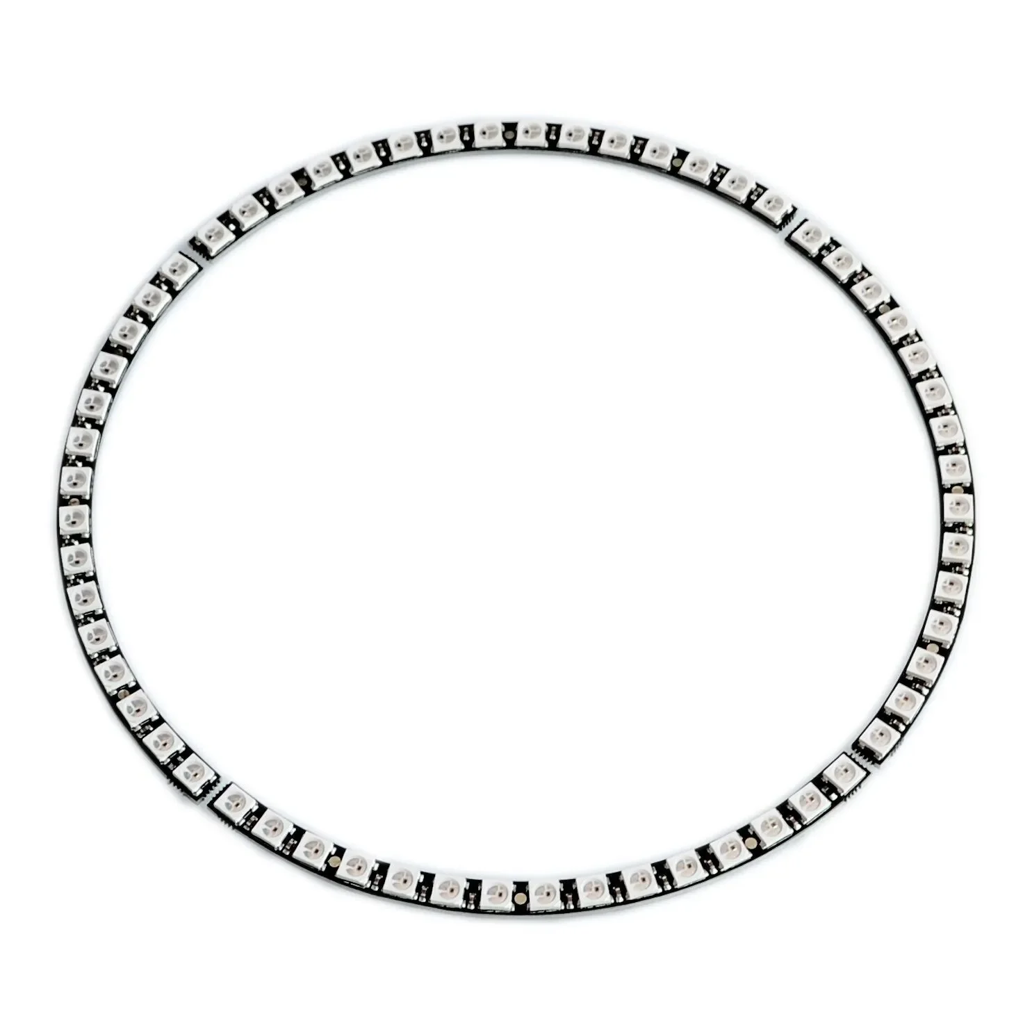 Ring- Wall Clock 60 X Ultra Bright WS2812- 5050 RGB -LED Lamp Panel with Integrated Drivers