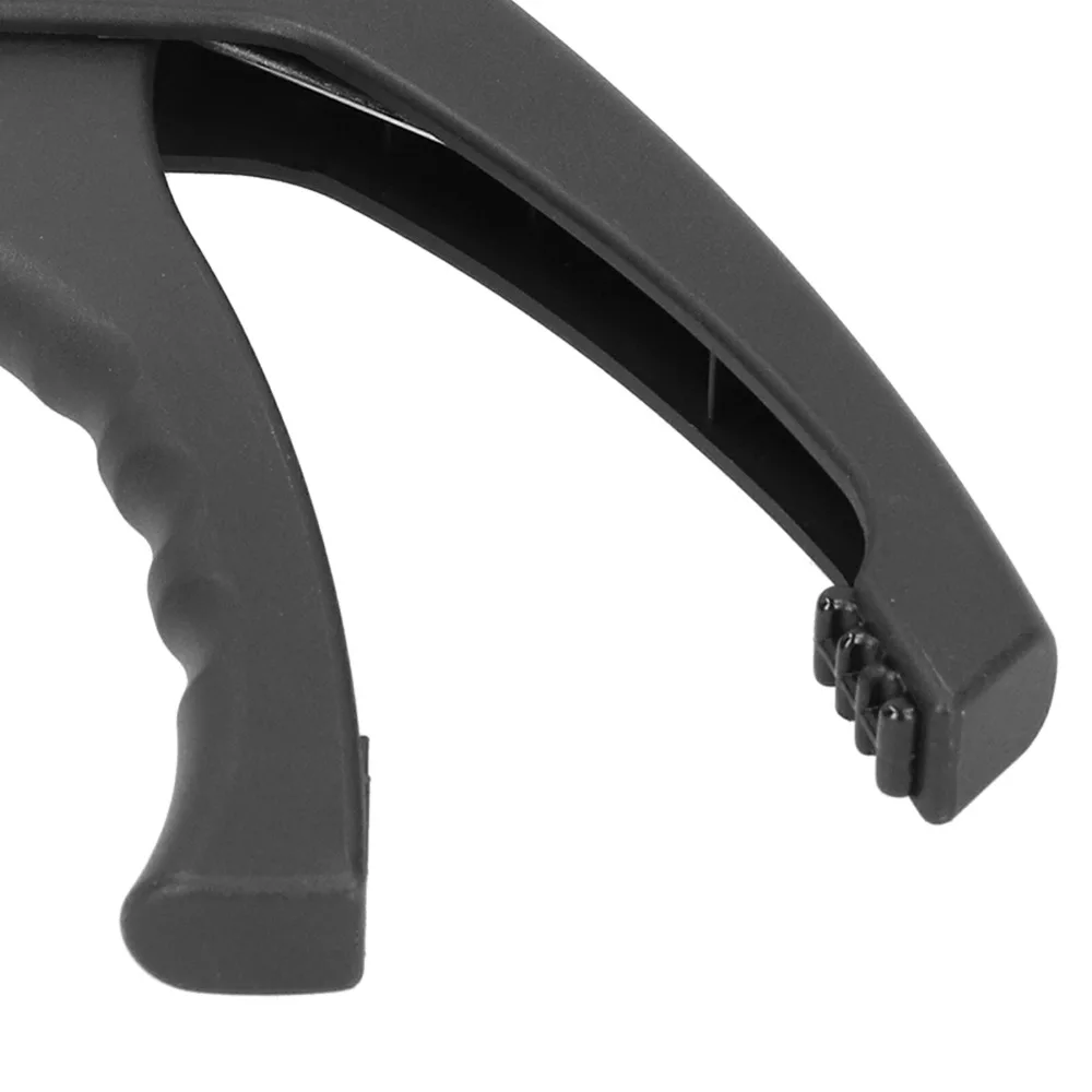 Black Ear Tag Applicator Plier Lightweight Iron Ear Tag Puncher Plastic Textured Hand Grip Livestock Ear Tagger Farm Grouping