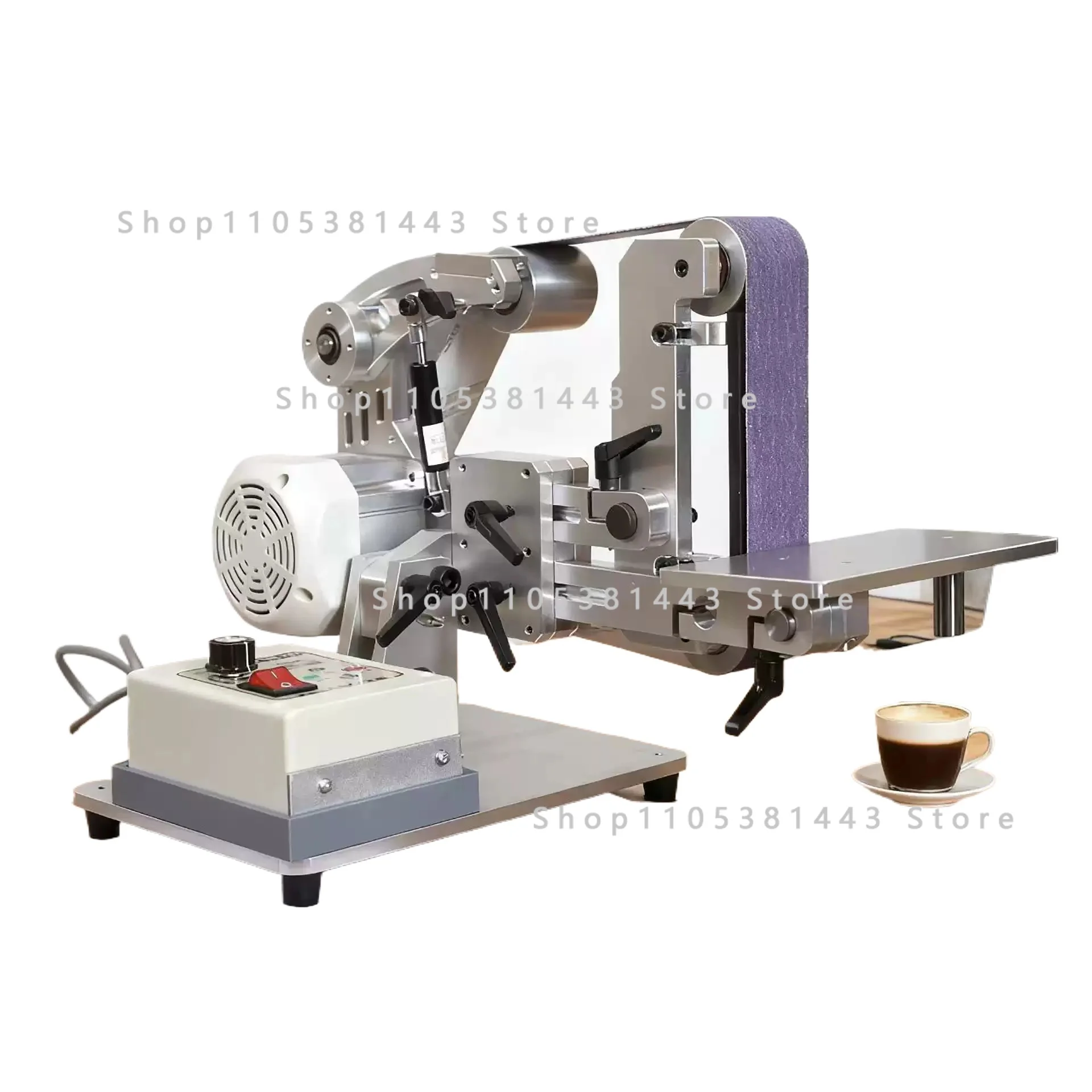 Metal Woodworking Grinding Vertical and Lying Dual-purpose 915 * 50 High-power Woodworking Trimming and Grinding Belt Machine