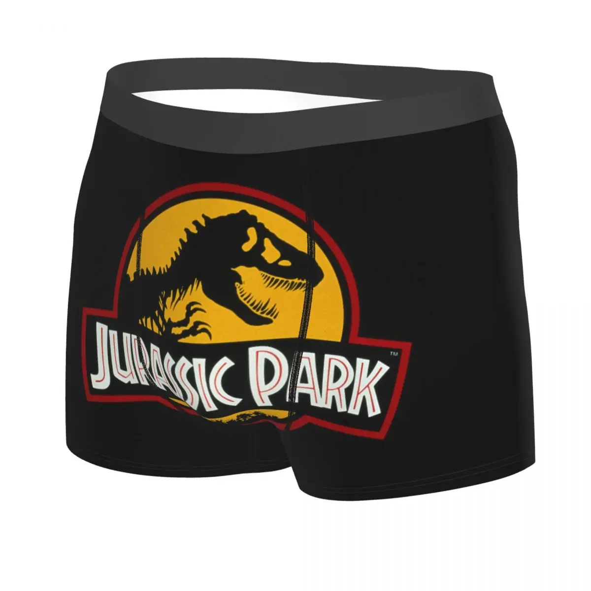 Custom Jurassic Park Ancient Animal Boxers Shorts Men's Giant Dinsaur Briefs Underwear Funny Underpants