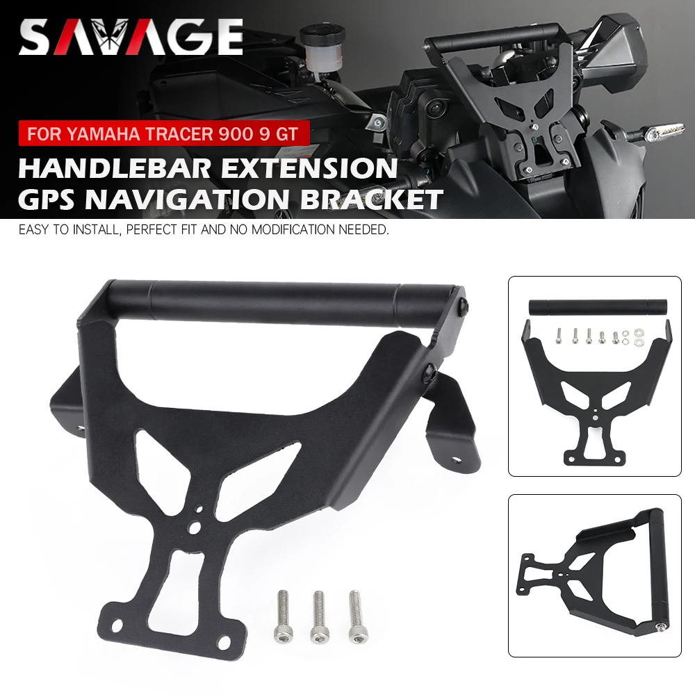 Tracer 9GT Handlebar Extension Navigation Bracket For YAMAHA Tracer 900 9/GT 2021-2024 Motorcycle Phone Holder Anti Vibration