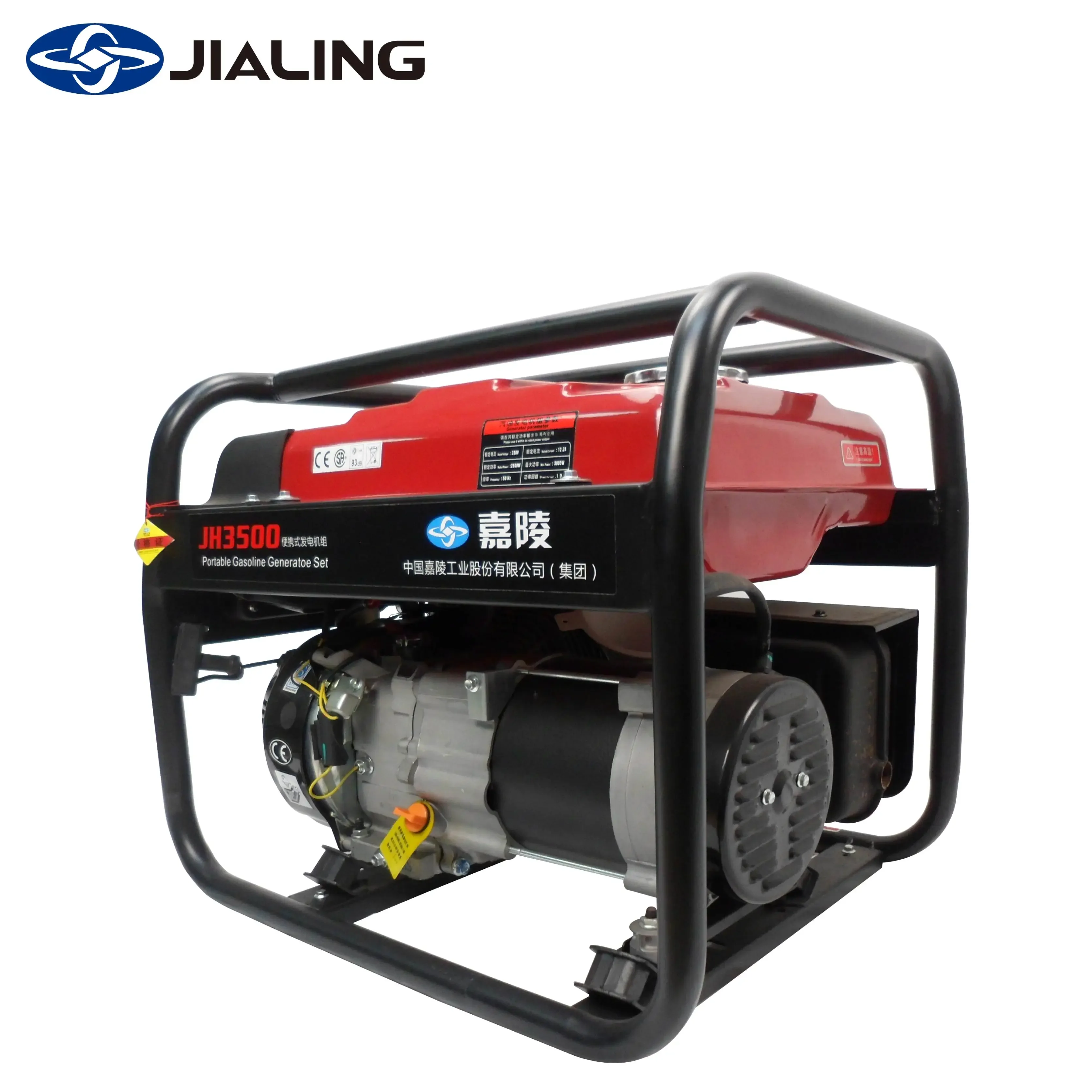 #YUNYI Open frame gasoline generator portable 3kw AC Single Phase small electric power 3kva generator for home