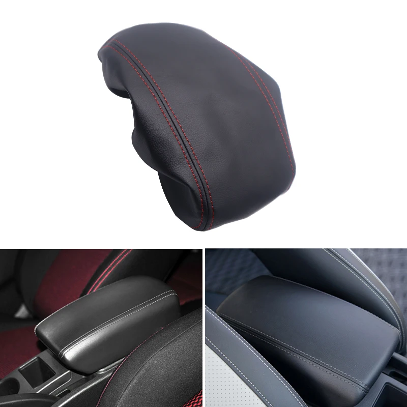 Car-styling Center Armrest Box Skin Cover Leather Trim For Nissan Qashqai 2008 2009 2010 2011 2012 2013 2014 2015 2016 2017