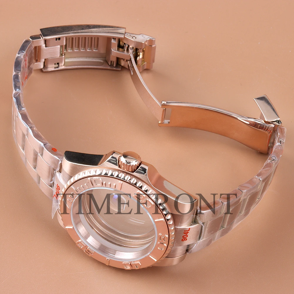 مع 28.5 مللي متر براون أمة الله الهاتفي الأيدي 40 مللي متر الياقوت ساعة زجاجية الحال بالنسبة NH34 NH35 NH36 NH38 حركة نحى المحار سوار