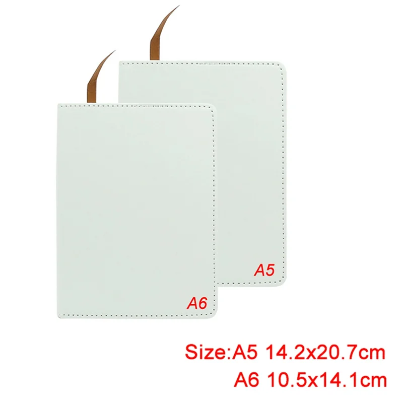 A42Z-4 Pcs White Blank Note Books Sublimation Note Books Notebooks For School Office (31X21cm, A5)