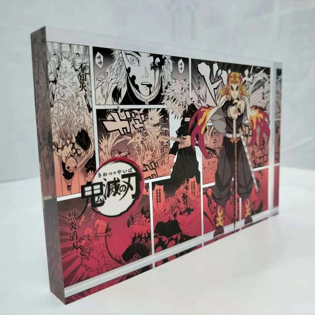 Heißer Anime Demon Slayer Kreativer Hochwertiger Chi Tokitou Muichirou Acryl-Baustein Computer-Desktop-Ornament Spielzeug Festivalgeschenk