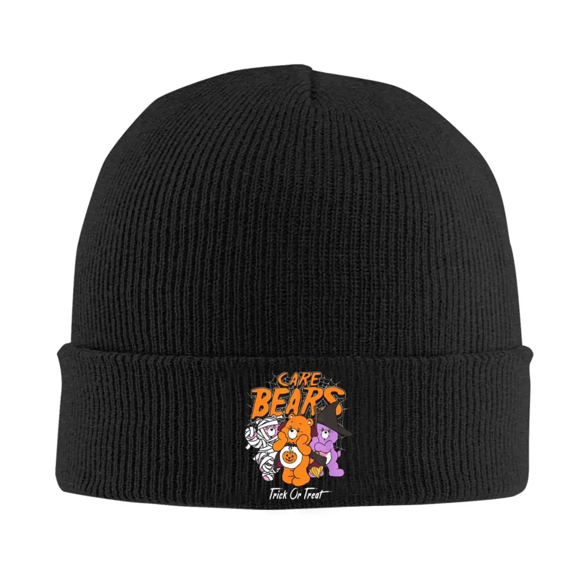 Care Bears Trick Or Treat Bonnet Hats Beanie Hats Design Skullies Beanies Autumn Retro Men Women Kpop Head Wrap Cap