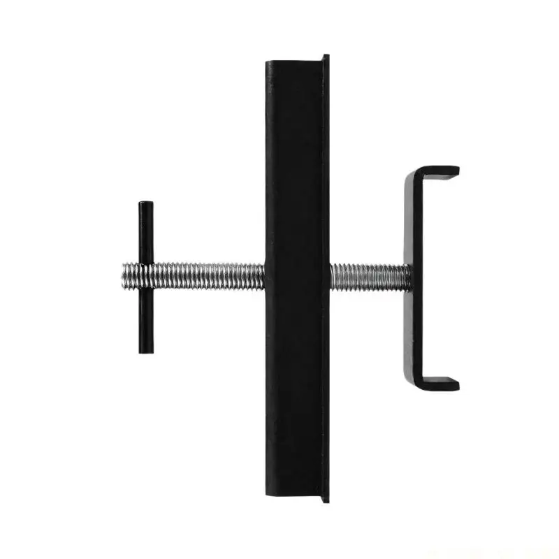 J0MA Machined Steel Drivetrain Tool with Central Screw and U-Shaped Lower Bracket, Configured for Automotive Maintenance and