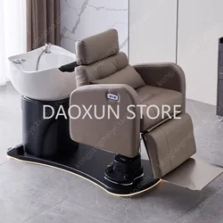 Silla de champú de masaje para salón de belleza, sillón de lujo para Spa, ergonómico, lavado de cabello, muebles inteligentes, MQ50SC