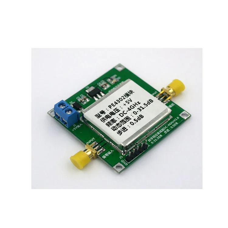 

DC-4GHz PE4302 Attenuator Module, High Linearity 0.5dB Step for Communication
