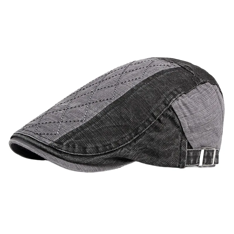 

2020 Spring And Summer New Cotton Peaked Cap Female Artistic Retro Korean Type Beret Male British Advance Hats Thin
