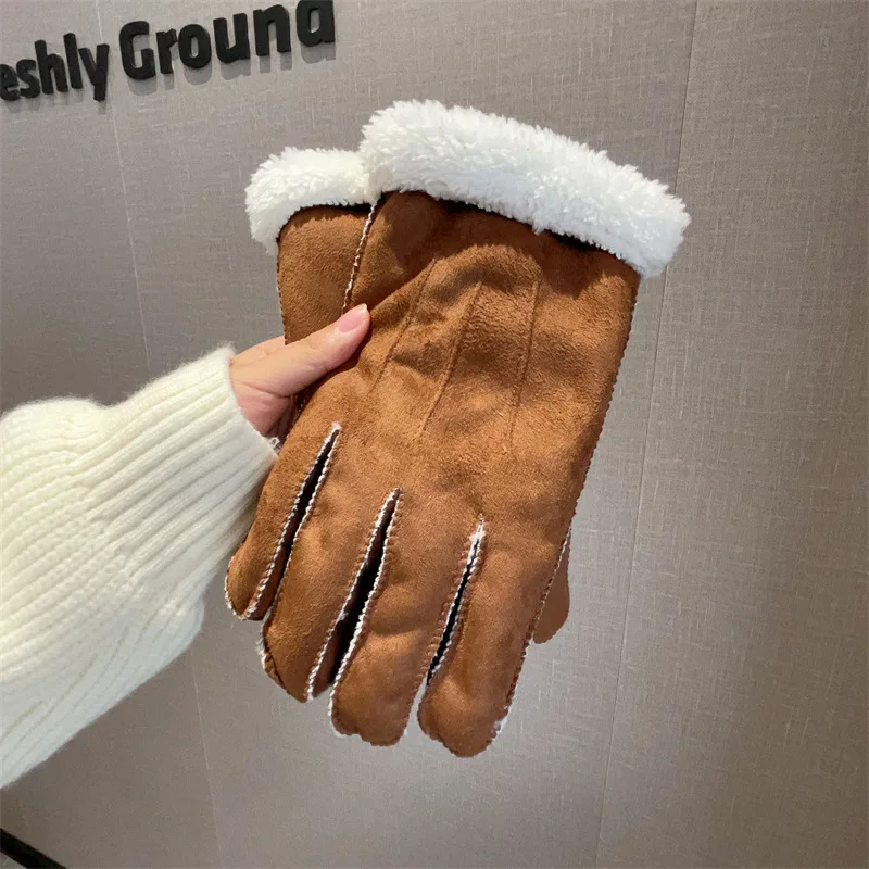 Winter Outdoor Windproof Cycling Gloves For And Windproof Gloves Warm In Winter Velvet Autumn Gloves Gloves Mitten Winter Gloves