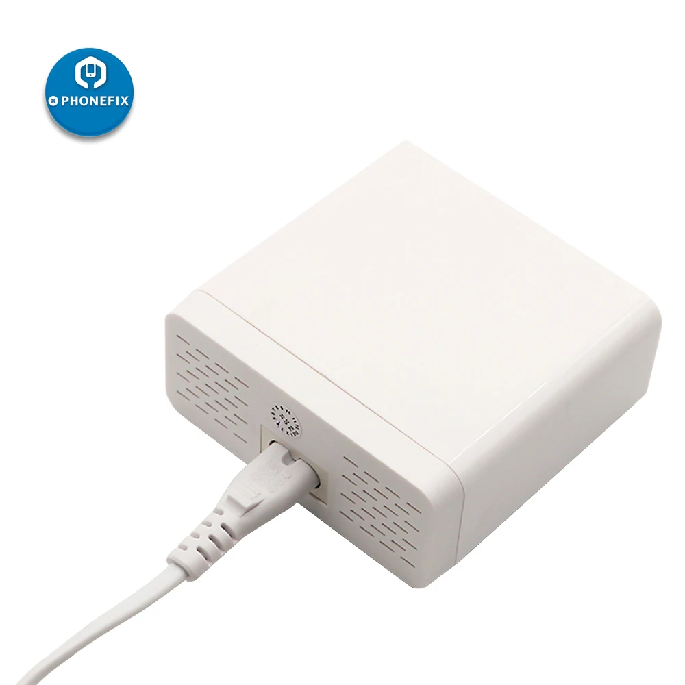 6-portowa ładowarka USB Szybkie ładowanie Wyświetlacz LED Stacja ładowania Multi USB do iPhone'a iPada Telefon komórkowy Ściana Dom UE Wtyczka UK